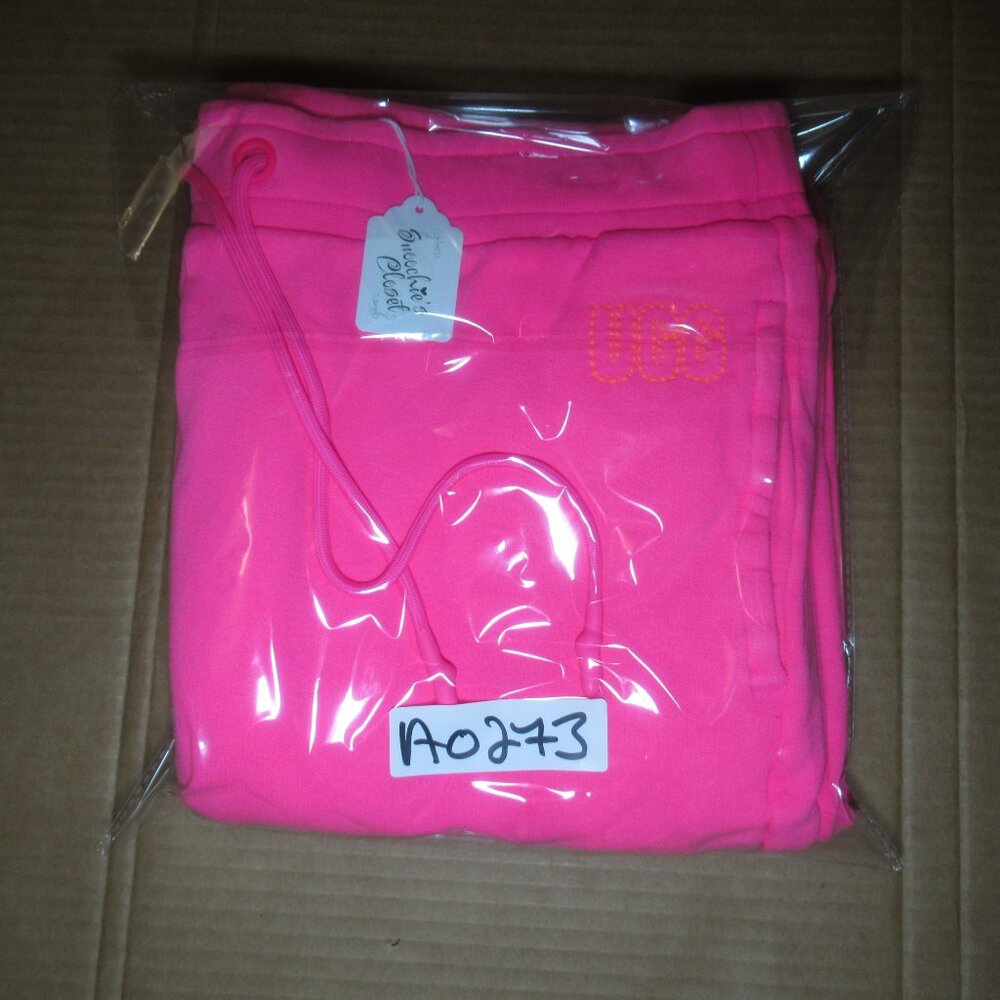 UGG Hot Pink 'Daniella' Drawstring Sweatpants | Size XL - Picture 11 of 11